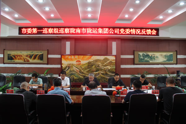 市委第一巡察組巡察隴南市隴運(yùn)